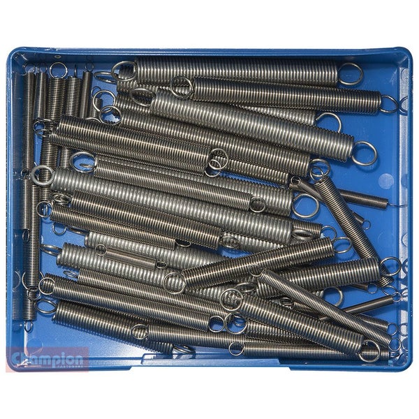 Champion 48 Piece Extension Spring Assortment – S/Steel Carousel 1