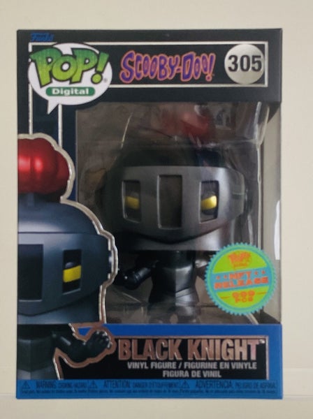 Funko Pop! Digital Scooby-Doo Black Knight GRAIL #305 LE 999 Carousel 1