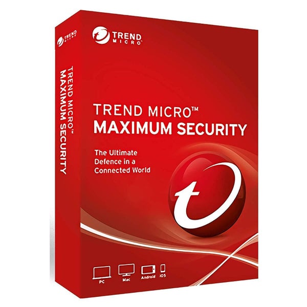 Trend Micro Maximum Security - 1 Devices 12 months Carousel 1