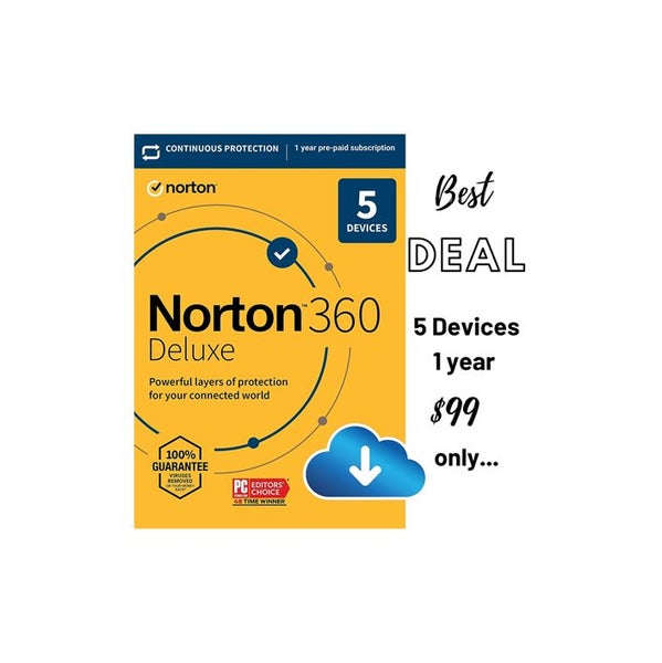 Norton 360 Delux for 12 months Carousel 1