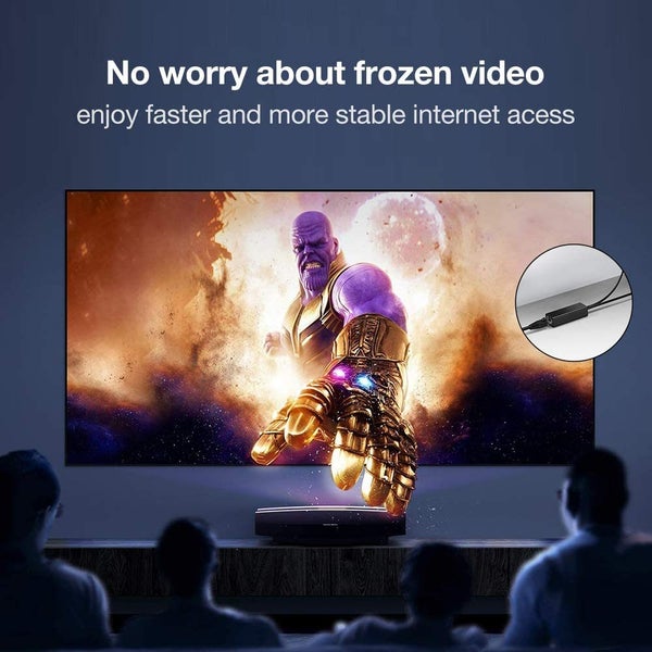 Ethernet Adapter for Fire TV Stick, Chromecast Ultra / 2/1 / Audio Carousel 16