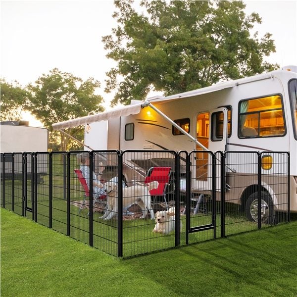 24 Panels Heavy Duty Dog pen Carousel 1