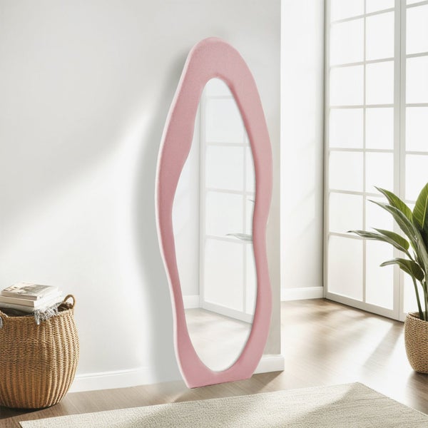 Asymmetrical Mirror - Pink Carousel 2
