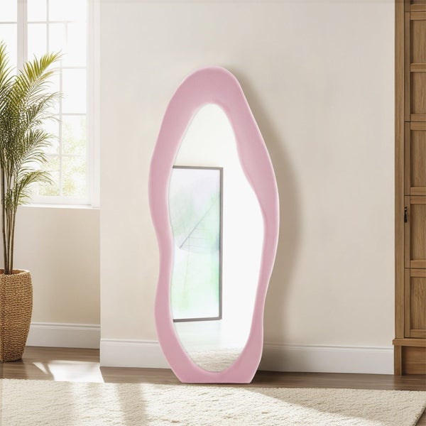Asymmetrical Mirror - Pink Carousel 1