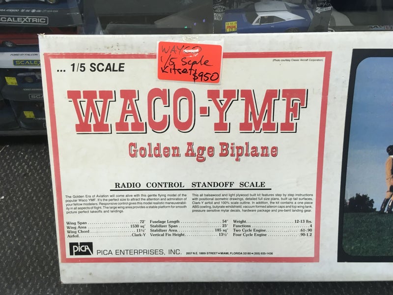 PICA 1/5 WACO-YMF GOLDEN AGE BI-PLANE (BALSA KIT ONLY, NO R/C GEAR) Carousel 2