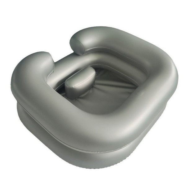 NEW PVC Hair Washing Basin Inflatable Shampoo Basin Kit - Silver Carousel 1