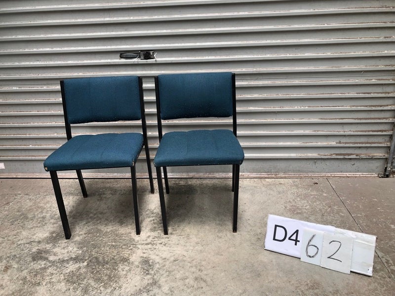 D462 C8 - 2x Steel Framed Chairs Carousel 1