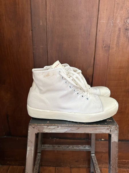MARNI Canvas lace up Sneakers Carousel 2