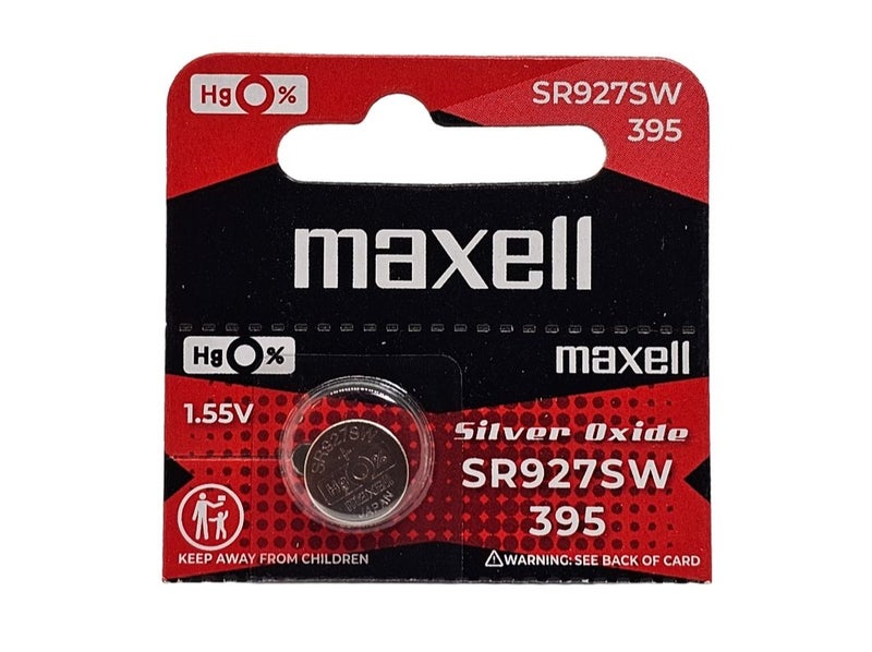 395 Maxell silver oxide - 5 watch battery / SR927SW Carousel 2
