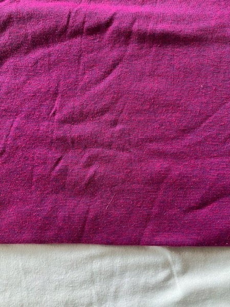 Cerease & blue fine lined one way stretch fabric (.7 m) Carousel 1