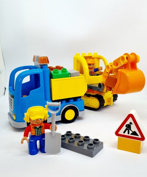 Duplo Truck & Tracked Excavator ~ Set #10812 Carousel 2