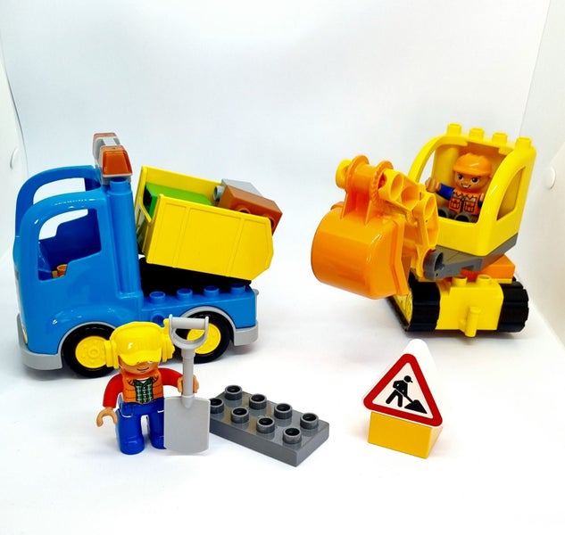 Duplo Truck & Tracked Excavator ~ Set #10812 Carousel 6