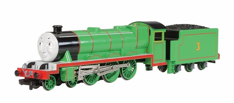 Bachmann Henry The Green Engine #3 w/Moving Eyes. HO Scale Carousel 1