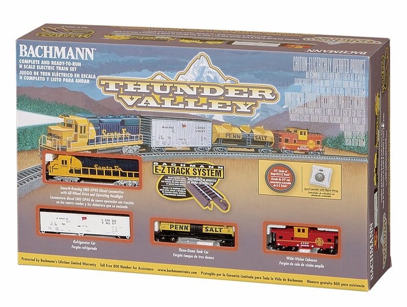 Bachmann Thunder Valley Set with EZ Track & Roadbed. N Scale Carousel 1