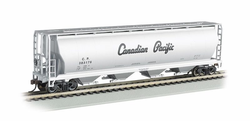 Bachmann Canadian Pacific 4-Bay Cylindrical Grain Hopper. HO Scale Carousel 1