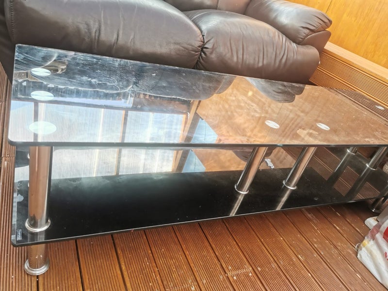 Tempered glass tv cabinet Carousel 1