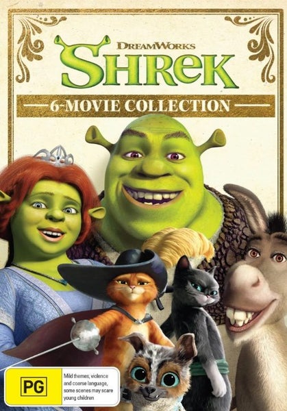 SHREK - 6-MOVIE COLLECTION (6DVD) Carousel 1