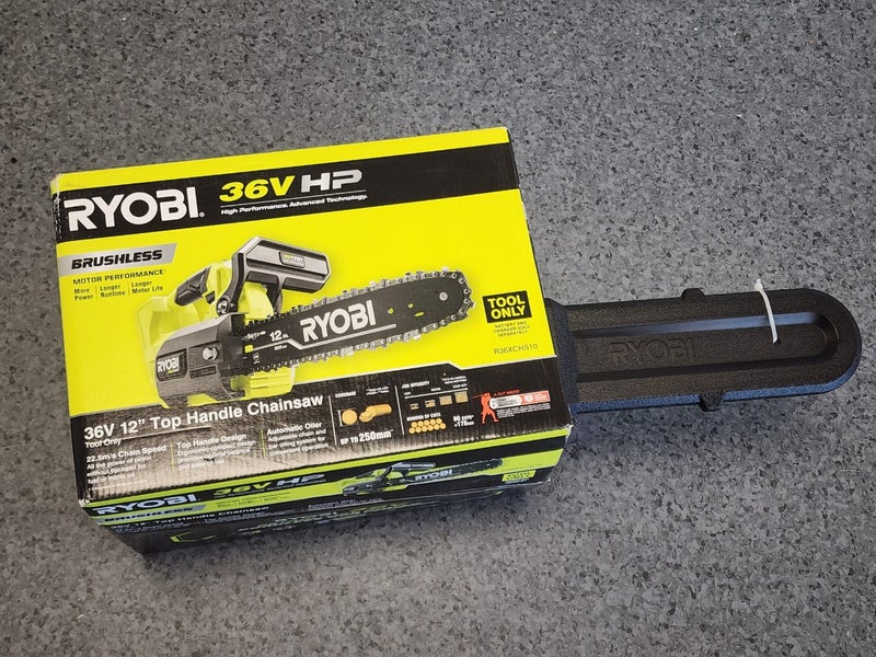 Ryobi 36v 12" Chainsaw Top Handle Carousel 1