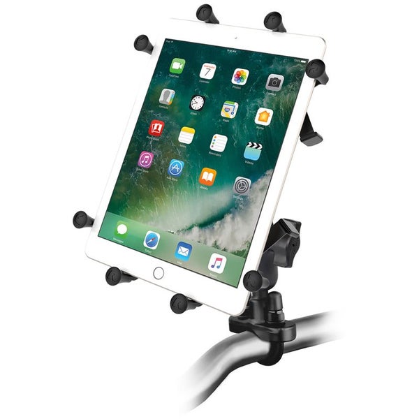 RAM X-Grip for Large 9"-10" Tablets with Handlebar U-Bolt Base Carousel 2