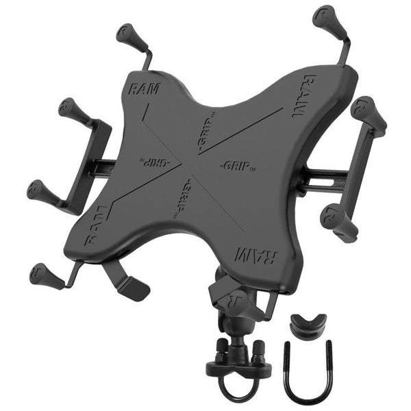 RAM X-Grip for Large 9"-10" Tablets with Handlebar U-Bolt Base Carousel 3