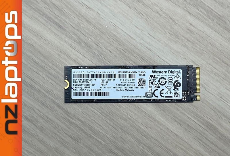 Western Digital WD SN730 256GB Opal NVMe SSD Carousel 1