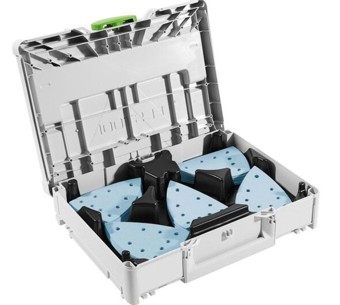 Festool 578195 SYS-STF DELTA GR-Set Assorted Abrasives in SYS3 M 112 Carousel 1