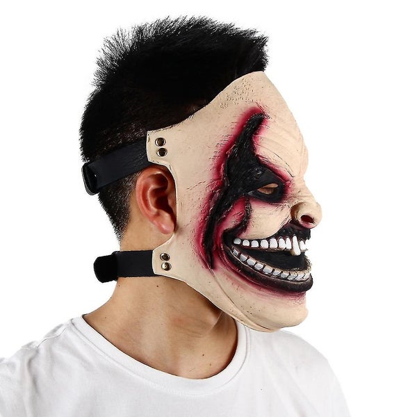 Fiend Mask Halloween Decor Carnival Party Cosplay Scary Demon Costume Latex P Carousel 4