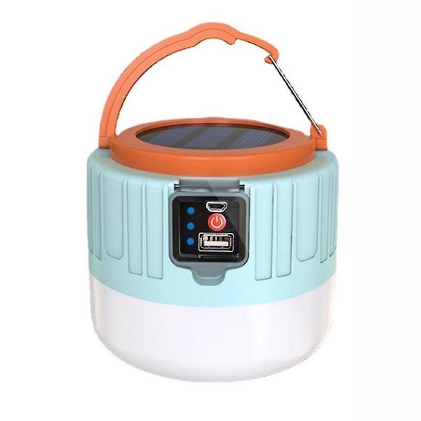 Solar Camping Light Survival Lantern Portable Lamp Rechargeable Flashlight Pow Carousel 1