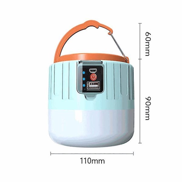 Solar Camping Light Survival Lantern Portable Lamp Rechargeable Flashlight Pow Carousel 2