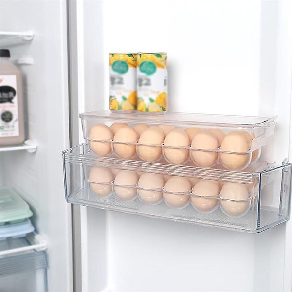 12 Egg Trays Thickened Clear Plastic Egg Storage Container Egg Tins Carousel 4