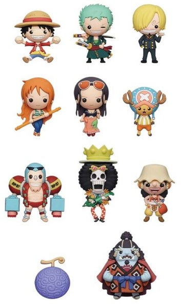 One Piece - 3D Foam Bag Clips (Blind Bag) Carousel 1