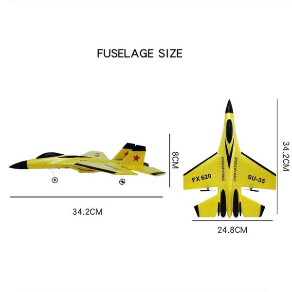 Su 35 Avion Rc Remote Control Airplane Controller Su-35 Fighter Model Plane Fo Carousel 4