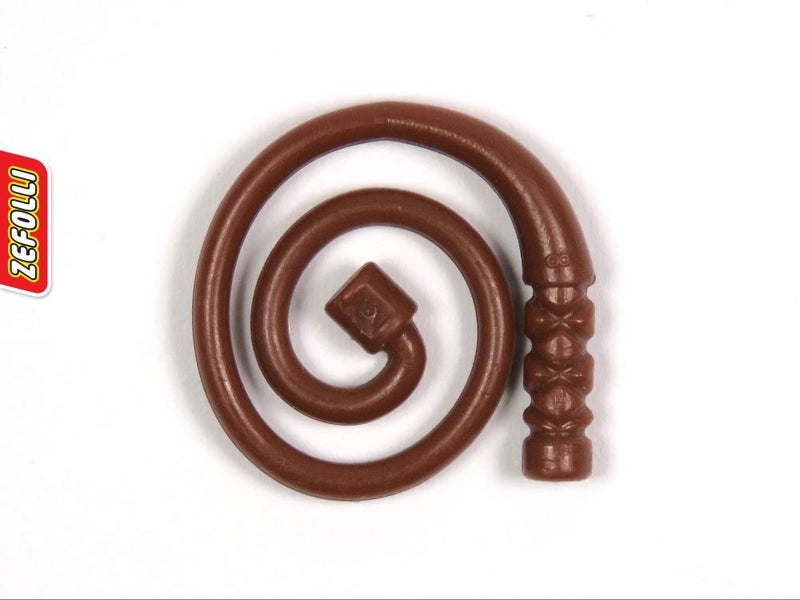 Lego Indiana Jones Coiled Whip - Reddish Brown - U Carousel 1