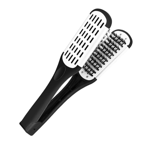 Hair Straightening Comb Double Sided Brush Clamp Flat Heated Hair Comb Hairsty Carousel 1