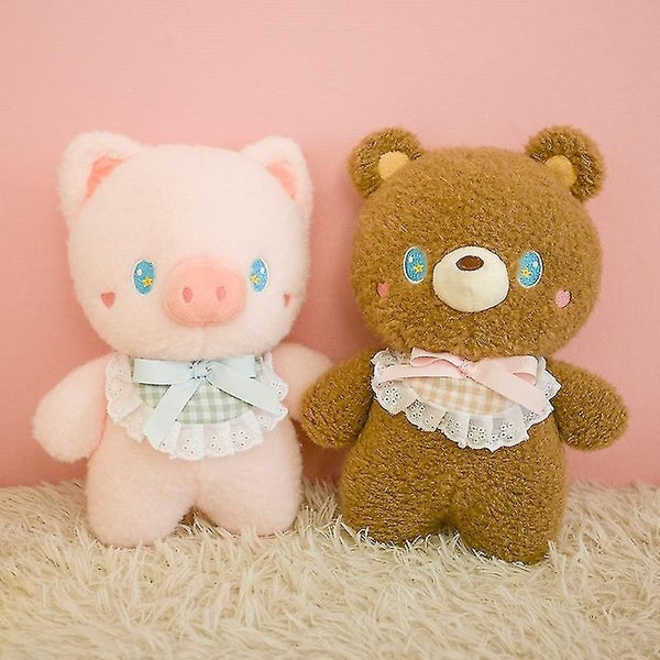 Cute Pig Teddy Bear Rabbit Chicken Plush Doll Lovely Fully Stuffed Soft Animal Carousel 2