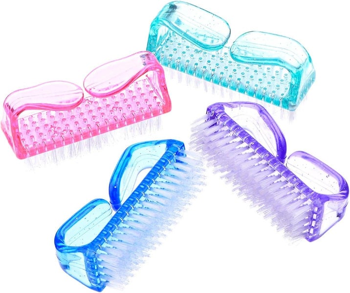 4 Nail Brushes For Daily Use - 4 Different Types Of Plastic Handle Nail Brushes Carousel 2