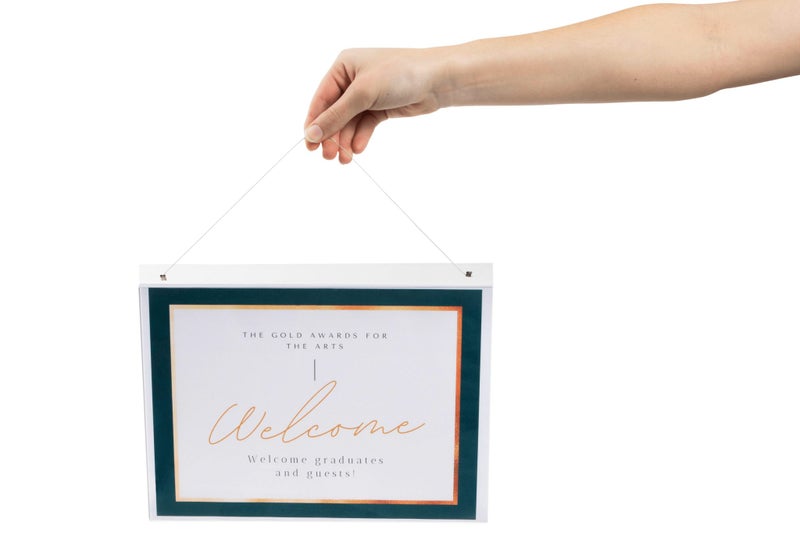 Esselte A4 Wall Sign / Menu Holder - Landscape Carousel 3