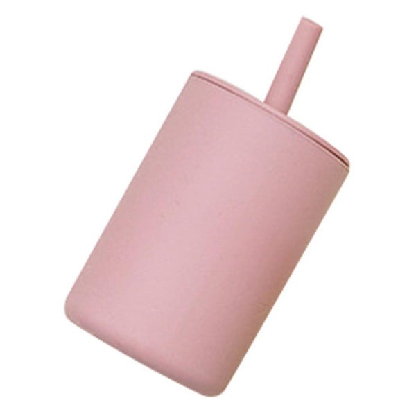Toddler Cup Kids Silicone Training Cup With Straw (pink) Carousel 1