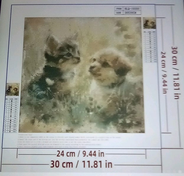 THE CATTAGE - Beautiful Kitten/Puppy Diamond Art Painting Kit For Any Age Carousel 2