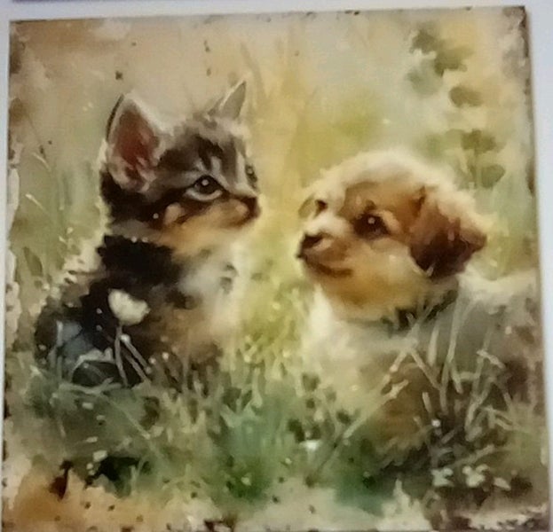 THE CATTAGE - Beautiful Kitten/Puppy Diamond Art Painting Kit For Any Age Carousel 1
