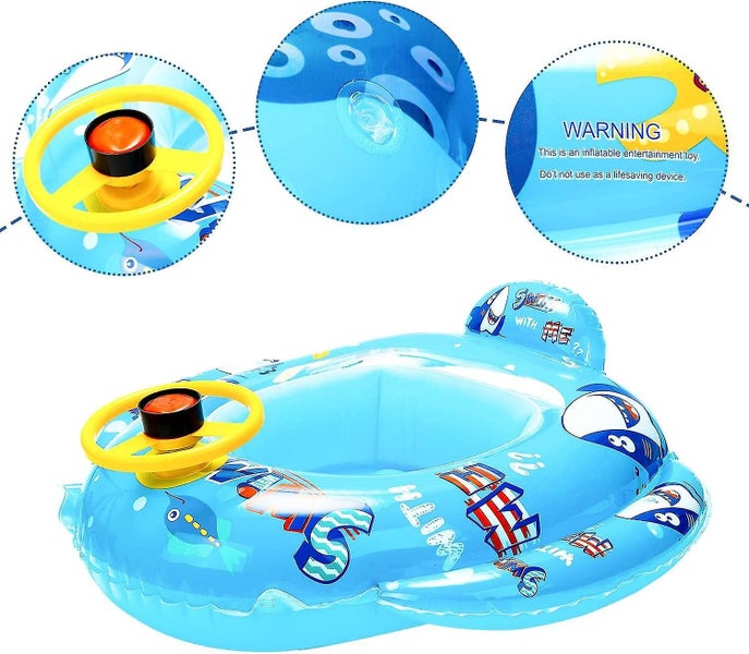 Swimming Pool Float Baby Pool Ring Summer Baby Boys Girls Inflatable Pool Toys Carousel 2