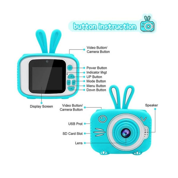 Children Camera Digital Hd Dual Camera 2.0 Inch Digital Camera For Kids Carousel 2