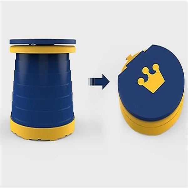 Blue One Piece Infant Potty Potty Baby Child Portable Foldable Potty Kids Trav Carousel 2