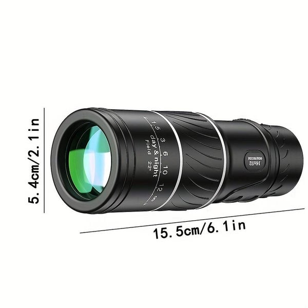 16x 52 Highpower Highdefinition Lowlight Doubletuned Telescope Singletube Outd Carousel 2