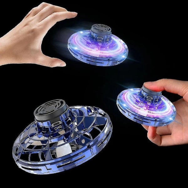 Mini Drone Led Ufo Type Flying Helicopter Spinner Fidget Spinner Levitating No Carousel 2
