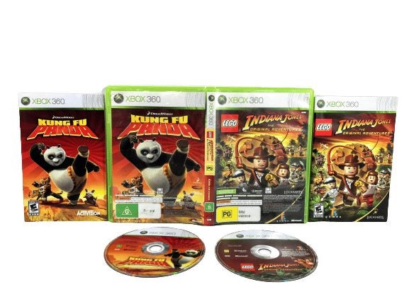 LEGO Indiana Jones & Kung Fu Panda (2 GAME BOX SET) XBox 360 Carousel 1