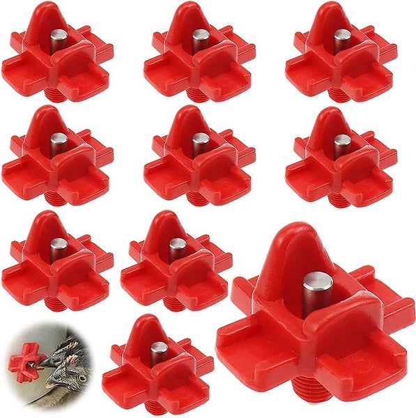 10 Pieces Chicken Water Drinkers Plastic And 304 Stainless Steel Automatic Chi Carousel 1