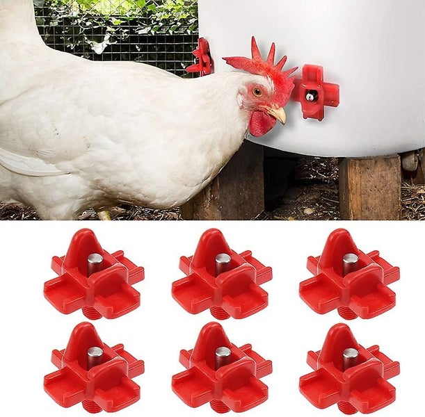 10 Pieces Chicken Water Drinkers Plastic And 304 Stainless Steel Automatic Chi Carousel 2