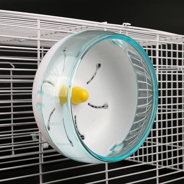 2 Hamster Running Spinner Wheel Plastic Pet Exercise Silent Running Spinner W Carousel 2