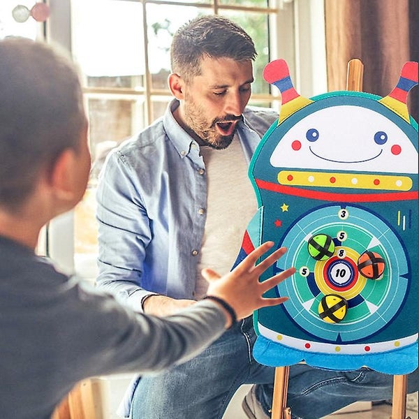 Sucker Ball Toy Darts Target Ball Game Family Sports Game Party Outdoor Sports Carousel 2